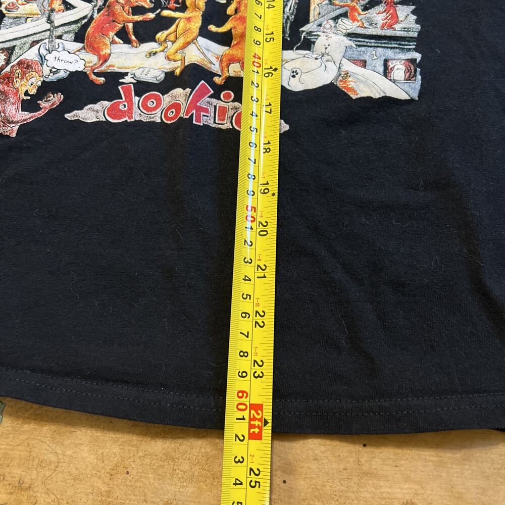 Green Day Shirt Adult Size Small Black Dookie Punk Rock Band Merchandise Mens - Picture 4 of 7